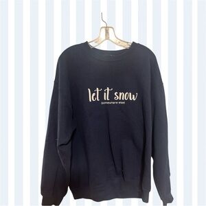 Navy Holiday Sweatshirt